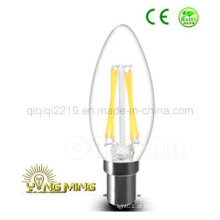 C35 3.5W Ra90 Ba15D Limpar Dimming LED Bulbo de Filamento